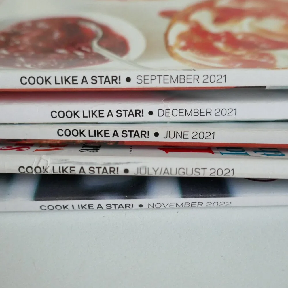 Food Network magazine 5 issues 2021, 2022